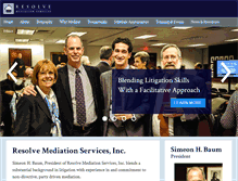 Tablet Screenshot of mediators.com